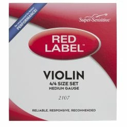 Red Label Super-Sensitive Violin Strings - StewMac