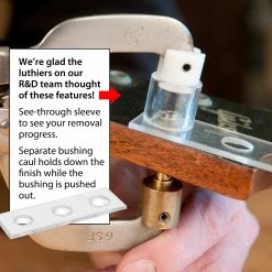 Tuner Bushing Press - StewMac 9 Tuner Bushing Press - StewMac -Kit Melody Sales Store 0460 4 3000