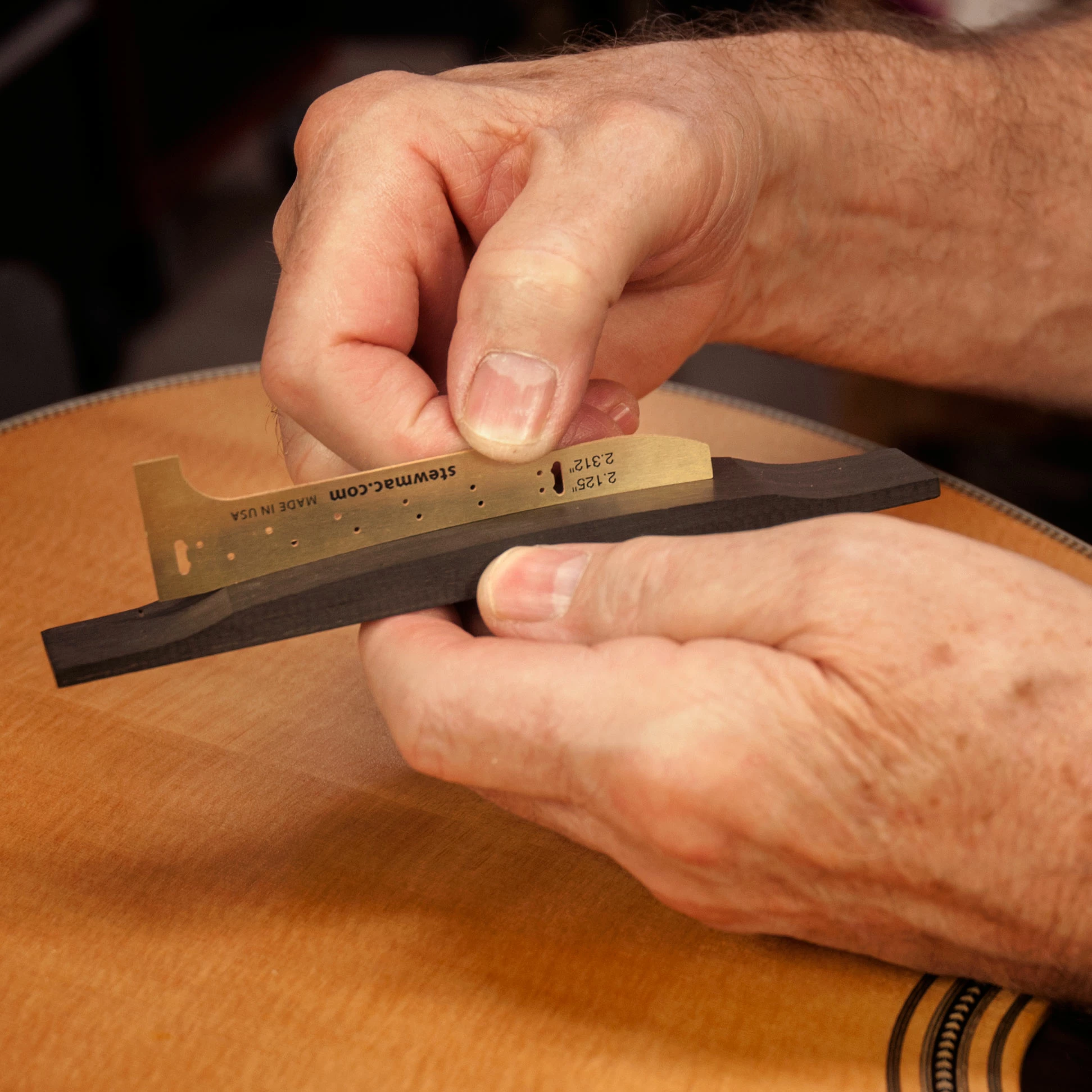 Acoustic Guitar Bridge Template - StewMac 3 Acoustic Guitar Bridge Template - StewMac