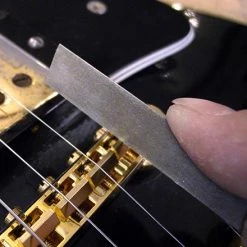 Gauged Nut Slotting Files - StewMac -Kit Melody Sales Store 0821 3 inuse saddle