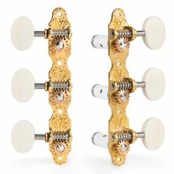 Sloane Classical Guitar Tuners With Ivoroid Knobs And Deco Baseplates - StewMac 9 Sloane Classical Guitar Tuners With Ivoroid Knobs And Deco Baseplates - StewMac -Kit Melody Sales Store 100634 set on white 2000