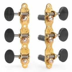 Sloane Classical Guitar Tuners With Ebony Knobs And Deco Baseplates - StewMac -Kit Melody Sales Store 100665 2000