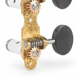Sloane Classical Guitar Tuners With Ebony Knobs And Flower Baseplates - StewMac -Kit Melody Sales Store 100674 detail 1000