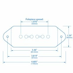 StewMac Parsons Street Dogear P-90 Pickups - StewMac -Kit Melody Sales Store 101717 specs
