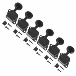 Kluson 6-In-Line Plus Series Tuners - StewMac -Kit Melody Sales Store 101986 black set of 6 3000