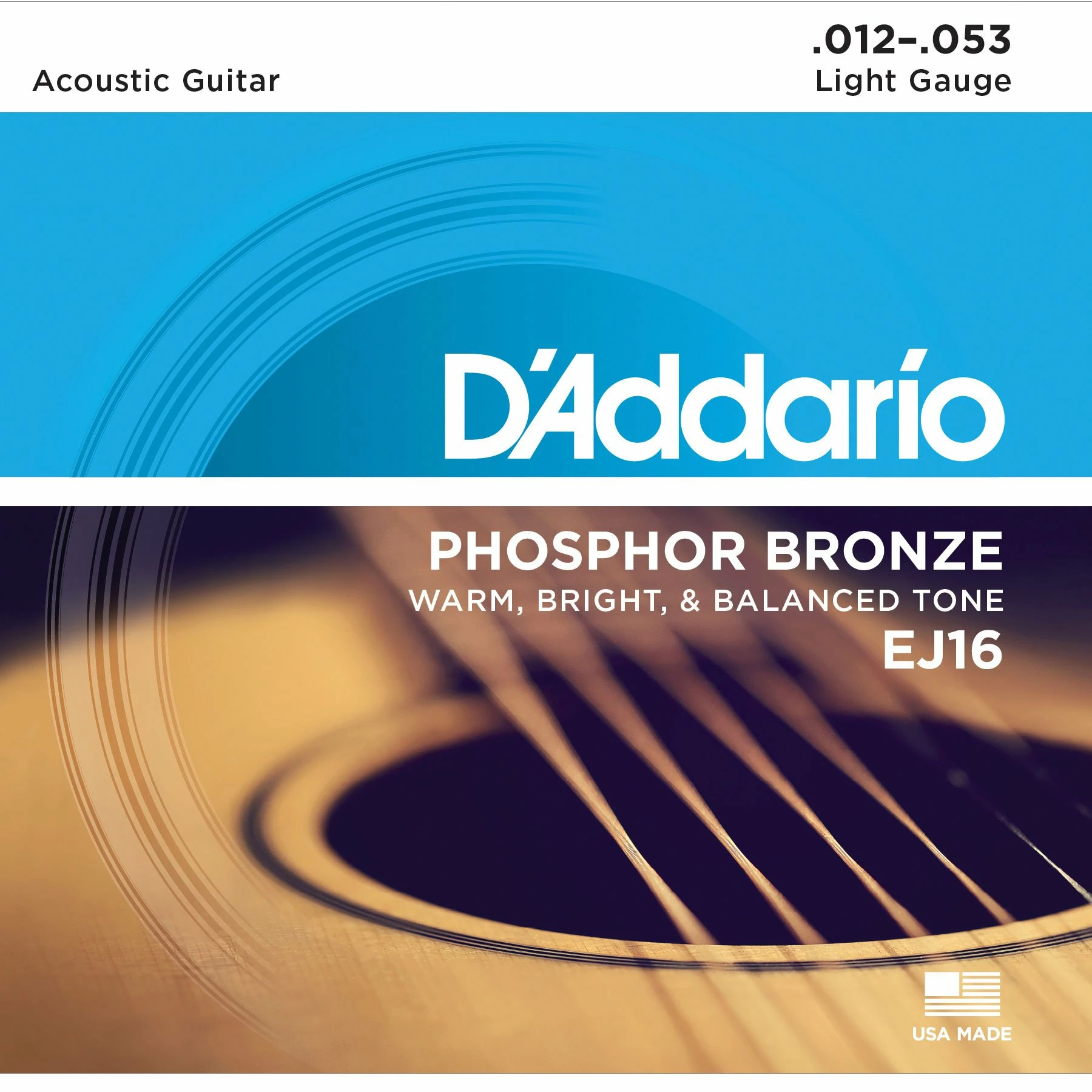 D'Addario Phosphor Bronze Wound Acoustic Guitar Strings, 25-pack - StewMac 4 D'Addario Phosphor Bronze Wound Acoustic Guitar Strings, 25-pack - StewMac - Image 2