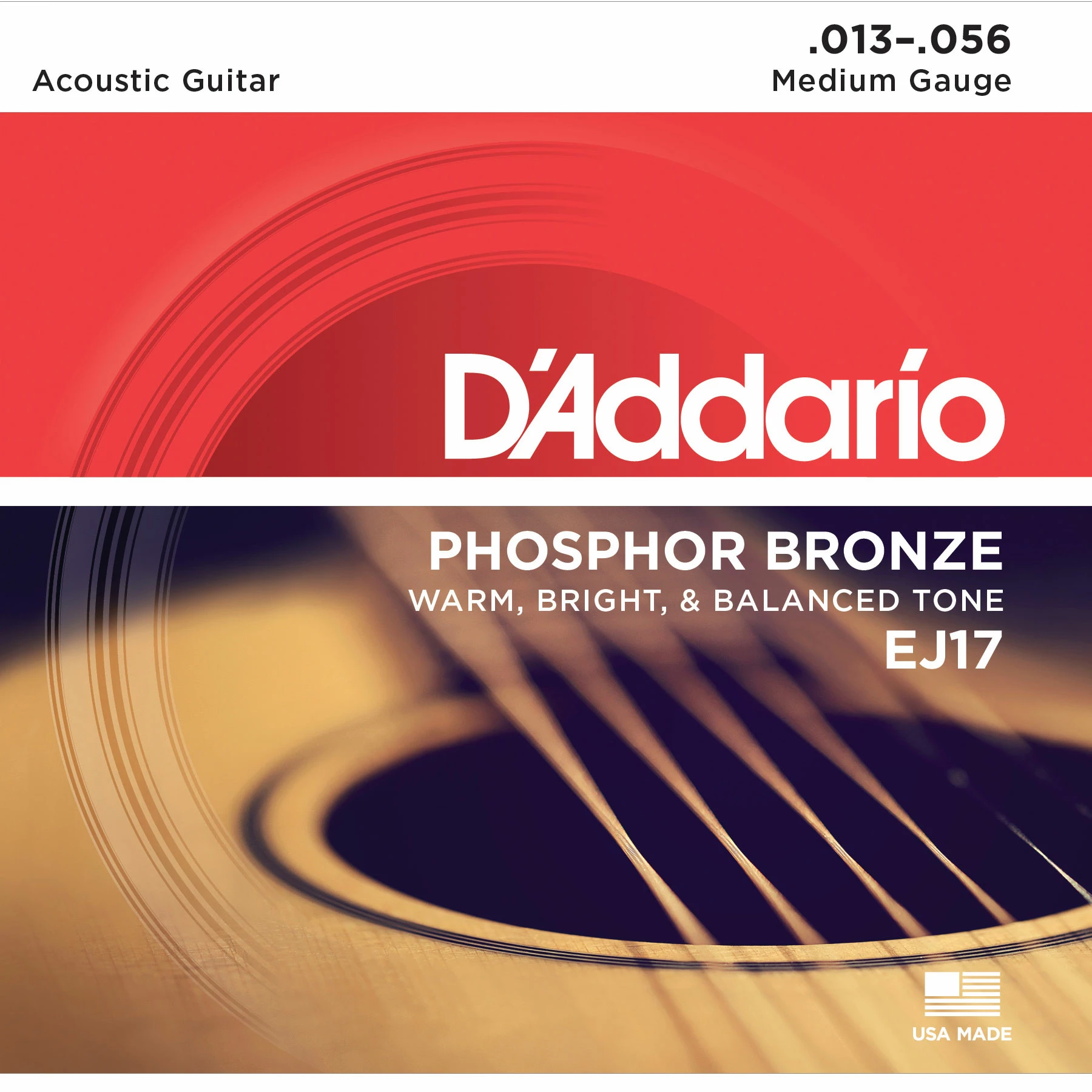 D'Addario Phosphor Bronze Wound Acoustic Guitar Strings, 25-pack - StewMac 5 D'Addario Phosphor Bronze Wound Acoustic Guitar Strings, 25-pack - StewMac - Image 3