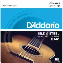 D'Addario Silk & Steel Folk Acoustic Guitar Strings - StewMac