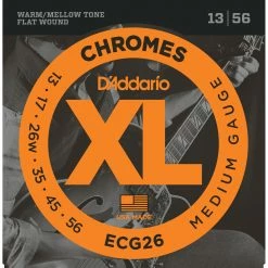D'Addario Chromes Flat Wound Electric Guitar Strings - StewMac -Kit Melody Sales Store 10550 4 1800