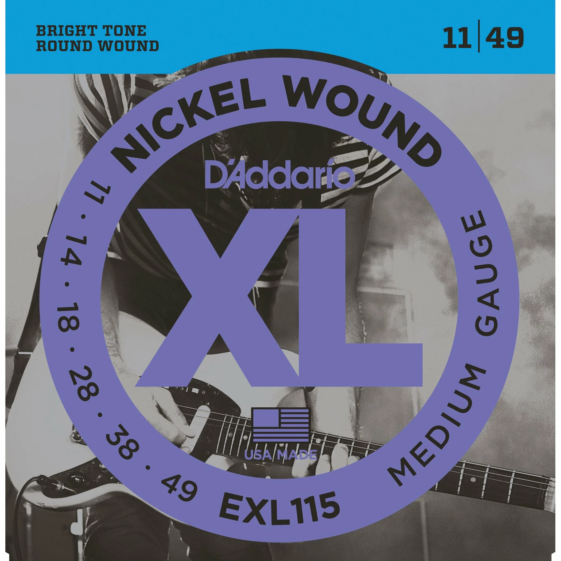 D'Addario XL Nickel Wound Electric Guitar Strings - StewMac 4 D'Addario XL Nickel Wound Electric Guitar Strings - StewMac - Image 2