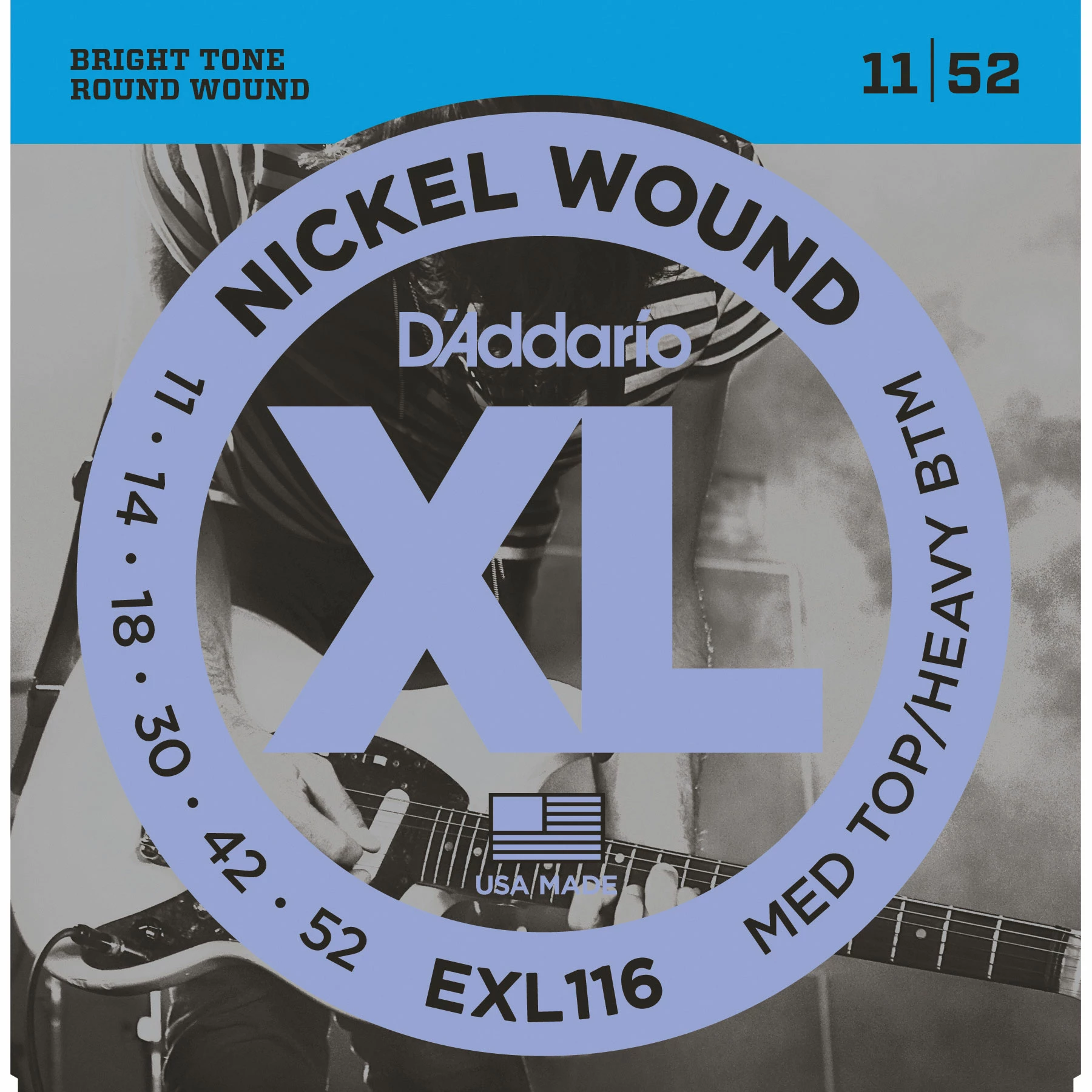 D'Addario XL Nickel Wound Electric Guitar Strings - StewMac 5 D'Addario XL Nickel Wound Electric Guitar Strings - StewMac - Image 3