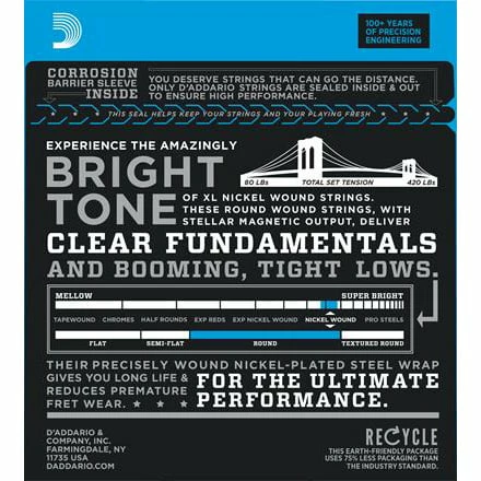 D'Addario Nickel Wound 5-String Bass Strings - StewMac 4 D'Addario Nickel Wound 5-String Bass Strings - StewMac - Image 2