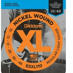 D'Addario XL Nickel Wounds Double Ball End Electric Guitar Strings - StewMac