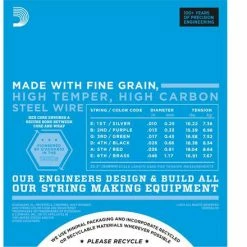 D'Addario XL Nickel Wounds Double Ball End Electric Guitar Strings - StewMac -Kit Melody Sales Store 10876 3 440