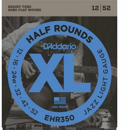 D'Addario XL Half Round Electric Guitar Strings - StewMac 3 D'Addario XL Half Round Electric Guitar Strings - StewMac