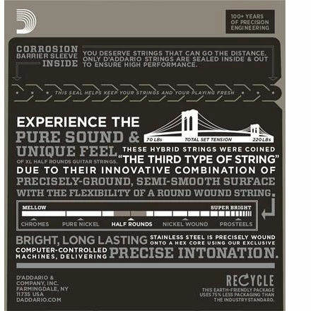 D'Addario XL Half Round Electric Guitar Strings - StewMac 4 D'Addario XL Half Round Electric Guitar Strings - StewMac - Image 2