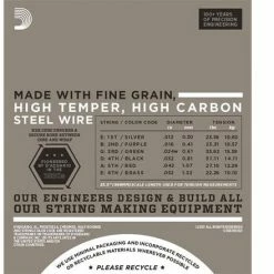 D'Addario XL Half Round Electric Guitar Strings - StewMac 8 D'Addario XL Half Round Electric Guitar Strings - StewMac -Kit Melody Sales Store 10877 3 440