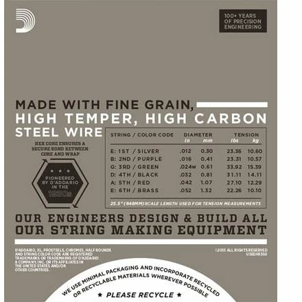 D'Addario XL Half Round Electric Guitar Strings - StewMac 5 D'Addario XL Half Round Electric Guitar Strings - StewMac - Image 3