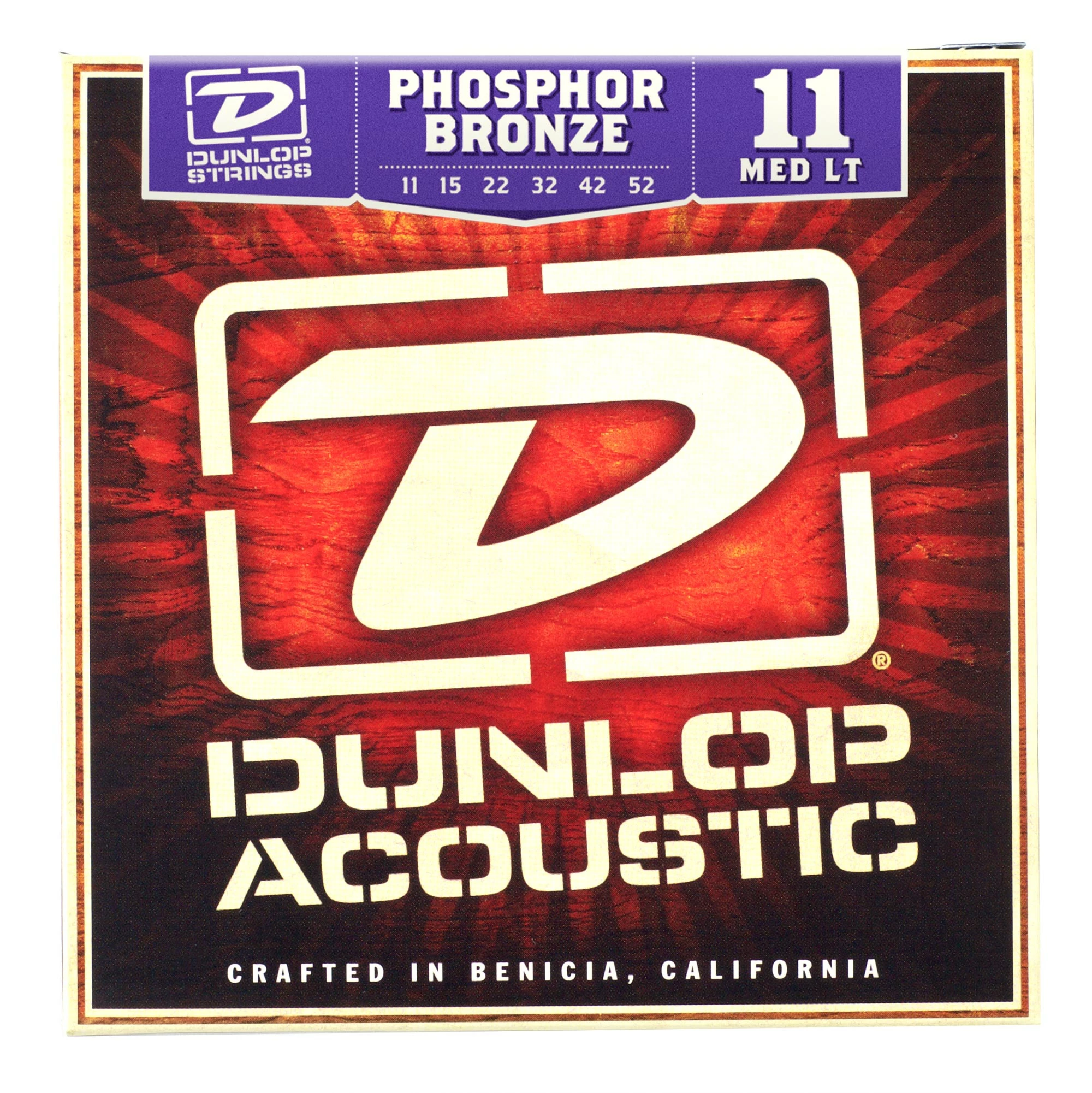 Dunlop Phosphor Bronze Acoustic Guitar Strings - StewMac 3 Dunlop Phosphor Bronze Acoustic Guitar Strings - StewMac