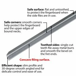 Concave Fret End Files - StewMac -Kit Melody Sales Store 1704 2 on white 2000px