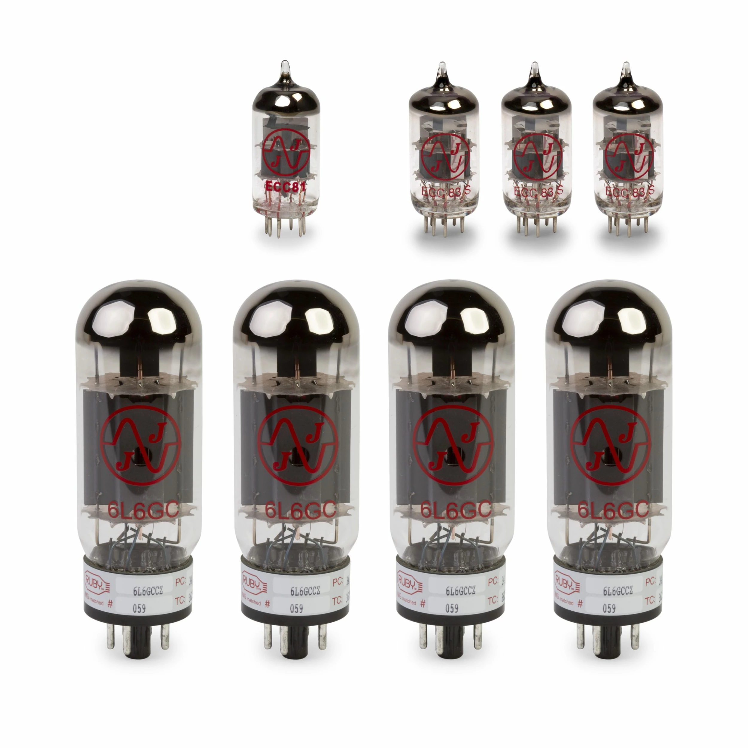 Fender Showman Tube Set With Matched Power Tubes - StewMac 3 Fender Showman Tube Set With Matched Power Tubes - StewMac