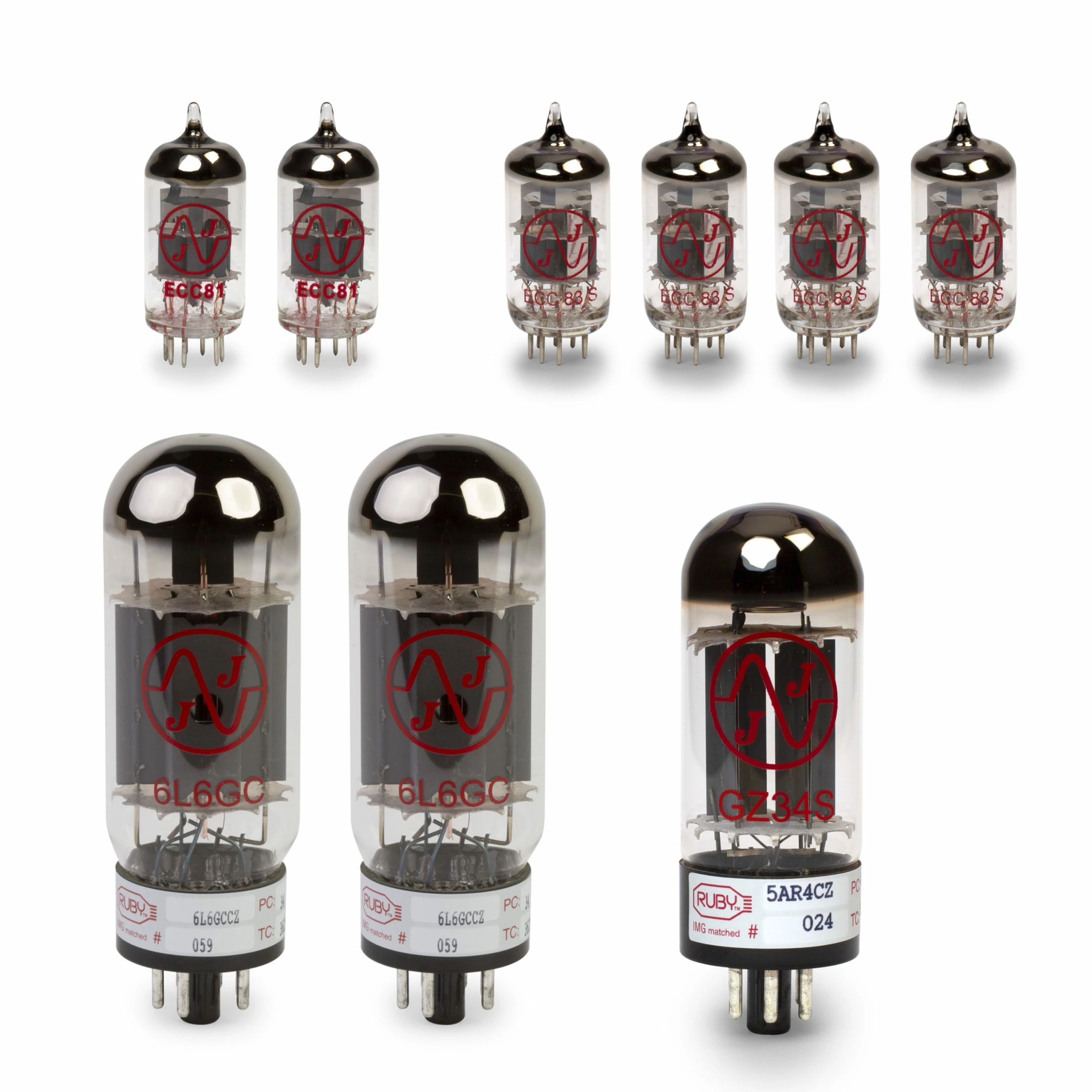 Fender Vibroverb Tube Set With Matched Power Tubes - StewMac 3 Fender Vibroverb Tube Set With Matched Power Tubes - StewMac