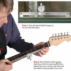 Neck Relief Gauge And Nut Slotting Gauge Set - StewMac -Kit Melody Sales Store 2005 3 steps 2000