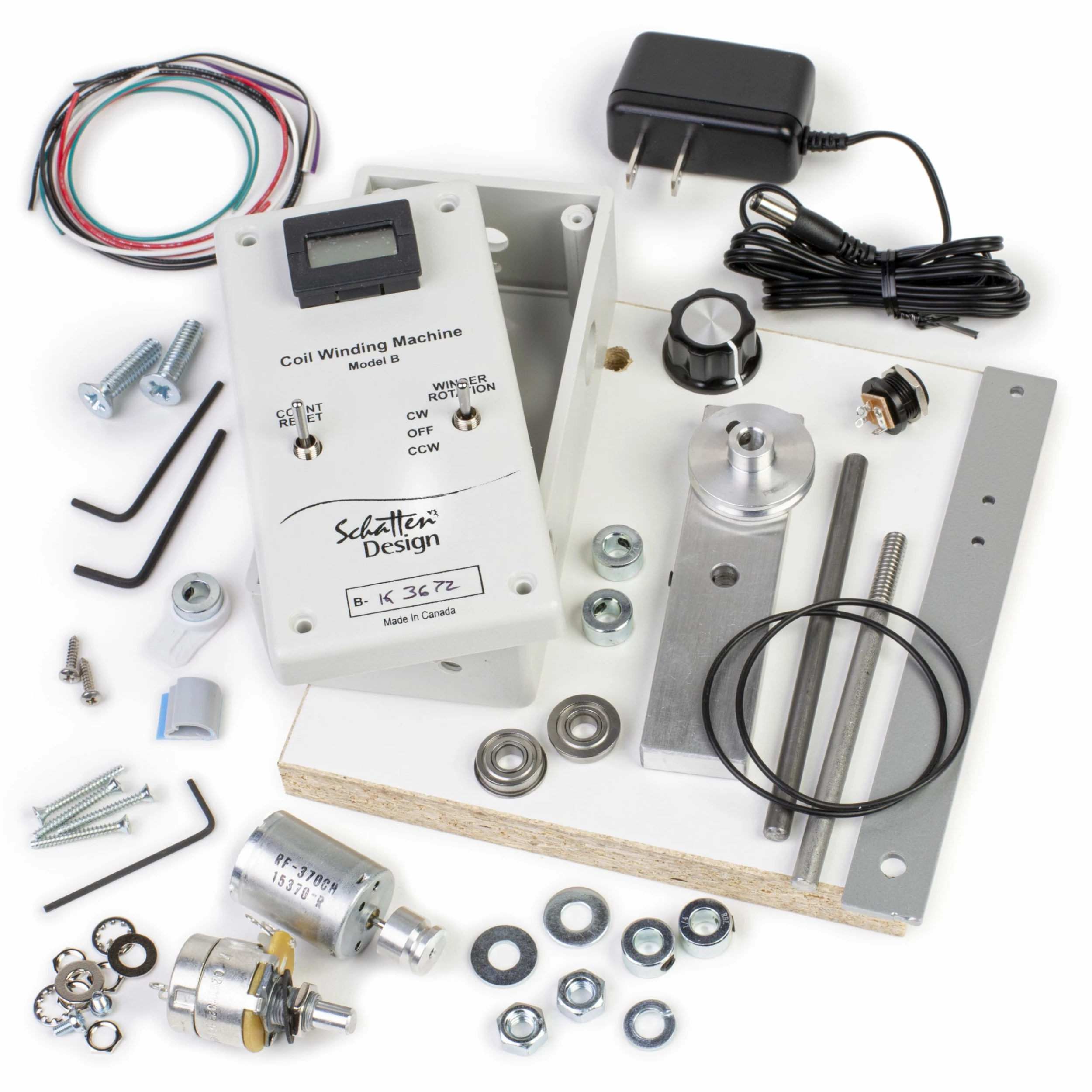 Build-Your-Own Pickup Winder, 110-volt - StewMac 3 Build-Your-Own Pickup Winder, 110-volt - StewMac