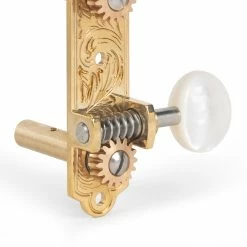 Waverly 3-On-Plate Guitar Tuners With Mother Of Pearl Knobs For Slotted Pegheads - StewMac -Kit Melody Sales Store 3523 br detail 1500