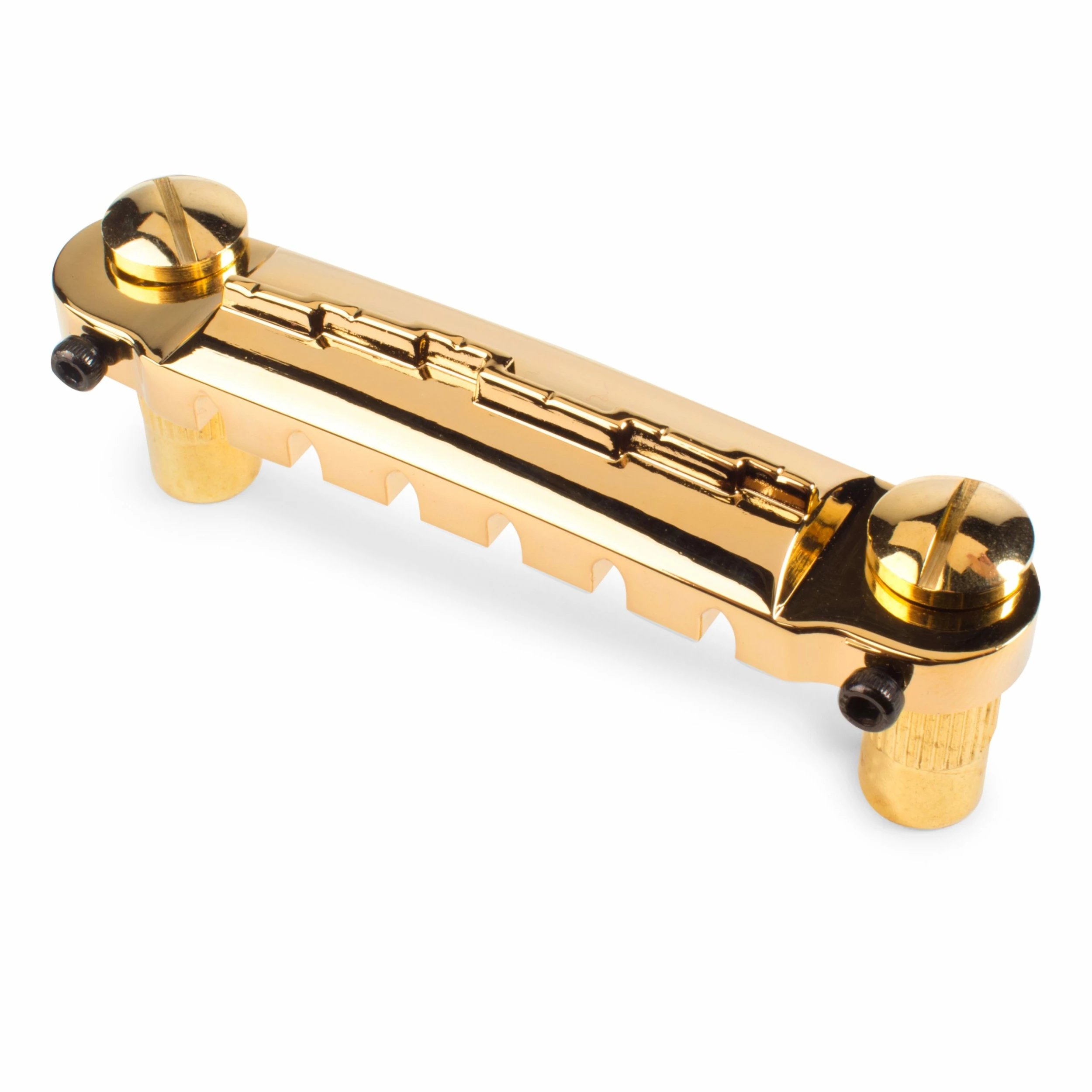 Golden Age Lightning Bolt Wraparound Bridge - StewMac 4 Golden Age Lightning Bolt Wraparound Bridge - StewMac - Image 2