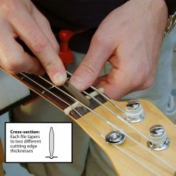 Double-edge Nut Files - StewMac -Kit Melody Sales Store 4541 3 nutfiling 2700