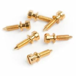 Saddle Screws For Original ABR-1 Tune-o-matic Bridge - StewMac 8 Saddle Screws For Original ABR-1 Tune-o-matic Bridge - StewMac -Kit Melody Sales Store 4620 3 gold