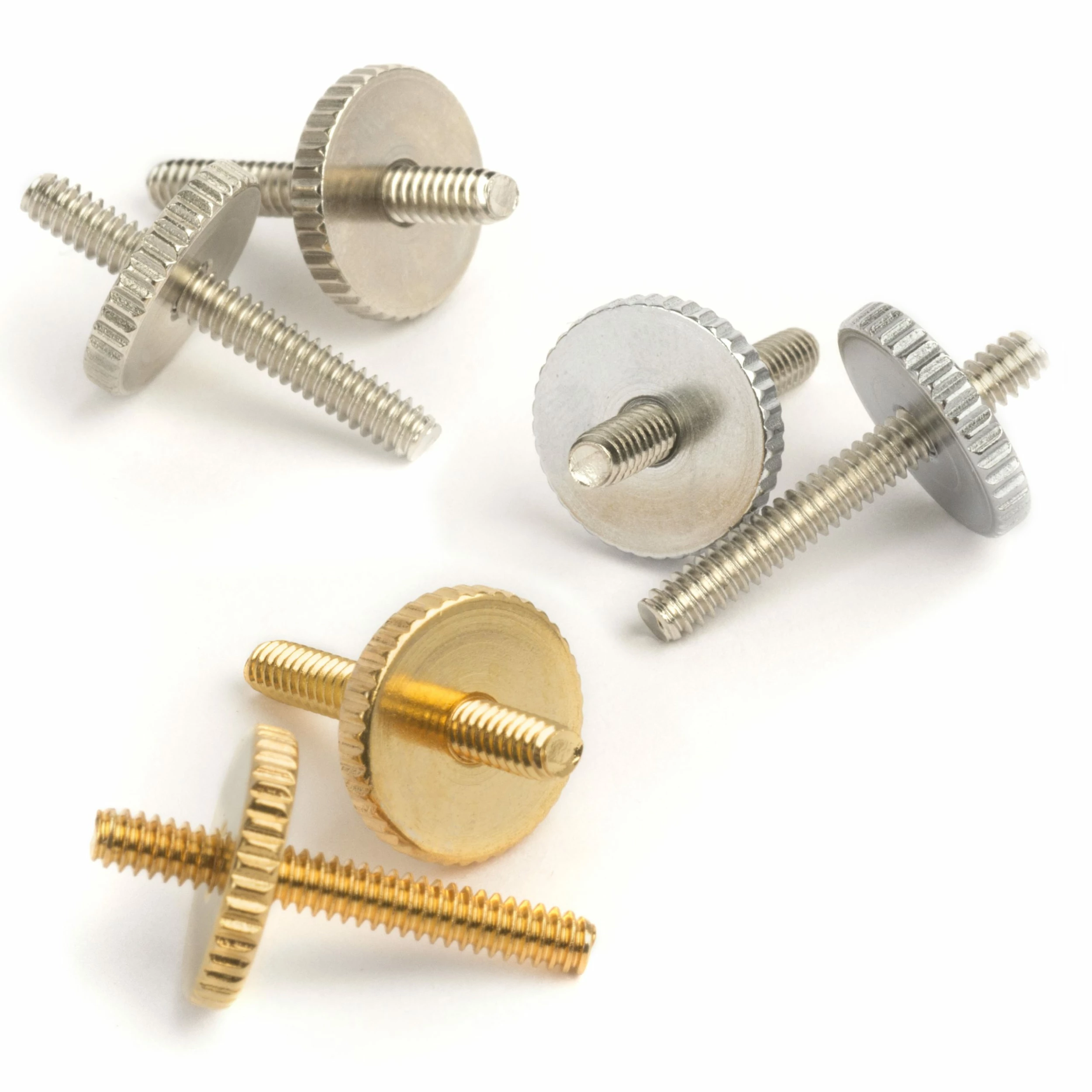 Posts/Thumbwheels For Original ABR-1 Tune-o-matic Bridge - StewMac 3 Posts/Thumbwheels For Original ABR-1 Tune-o-matic Bridge - StewMac