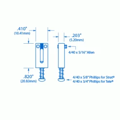 String Saver Classic Saddles - StewMac -Kit Melody Sales Store 4756 1spec