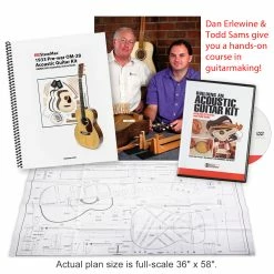 1933 Pre-war OM-28 Acoustic Guitar Kit With Torrefied Top - 014 - StewMac 12 1933 Pre-war OM-28 Acoustic Guitar Kit With Torrefied Top - 014 - StewMac -Kit Melody Sales Store 5 wrm3h2 dvd image 1