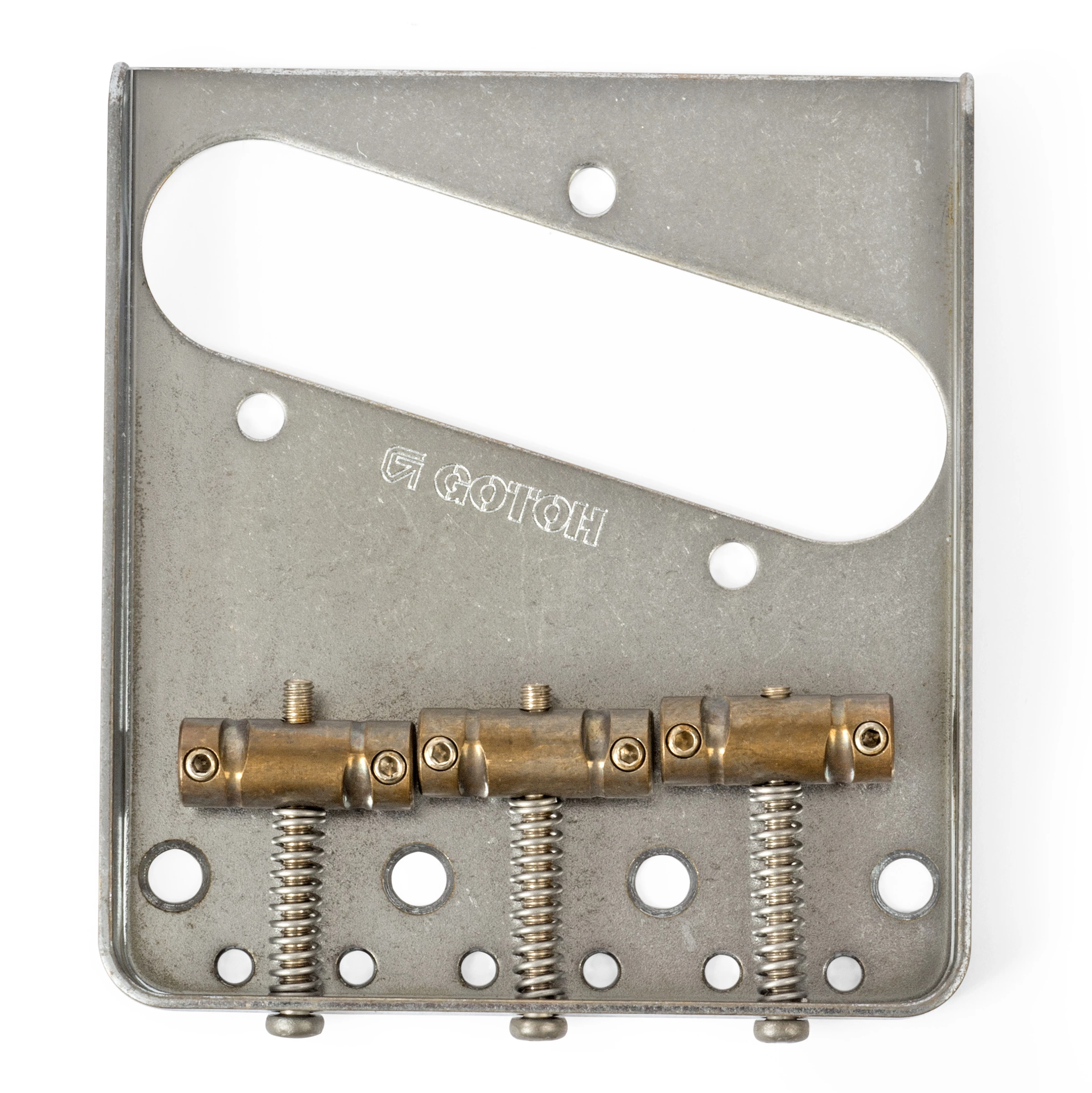 Gotoh In-Tune Relic Bridge For Tele - StewMac 3 Gotoh In-Tune Relic Bridge For Tele - StewMac