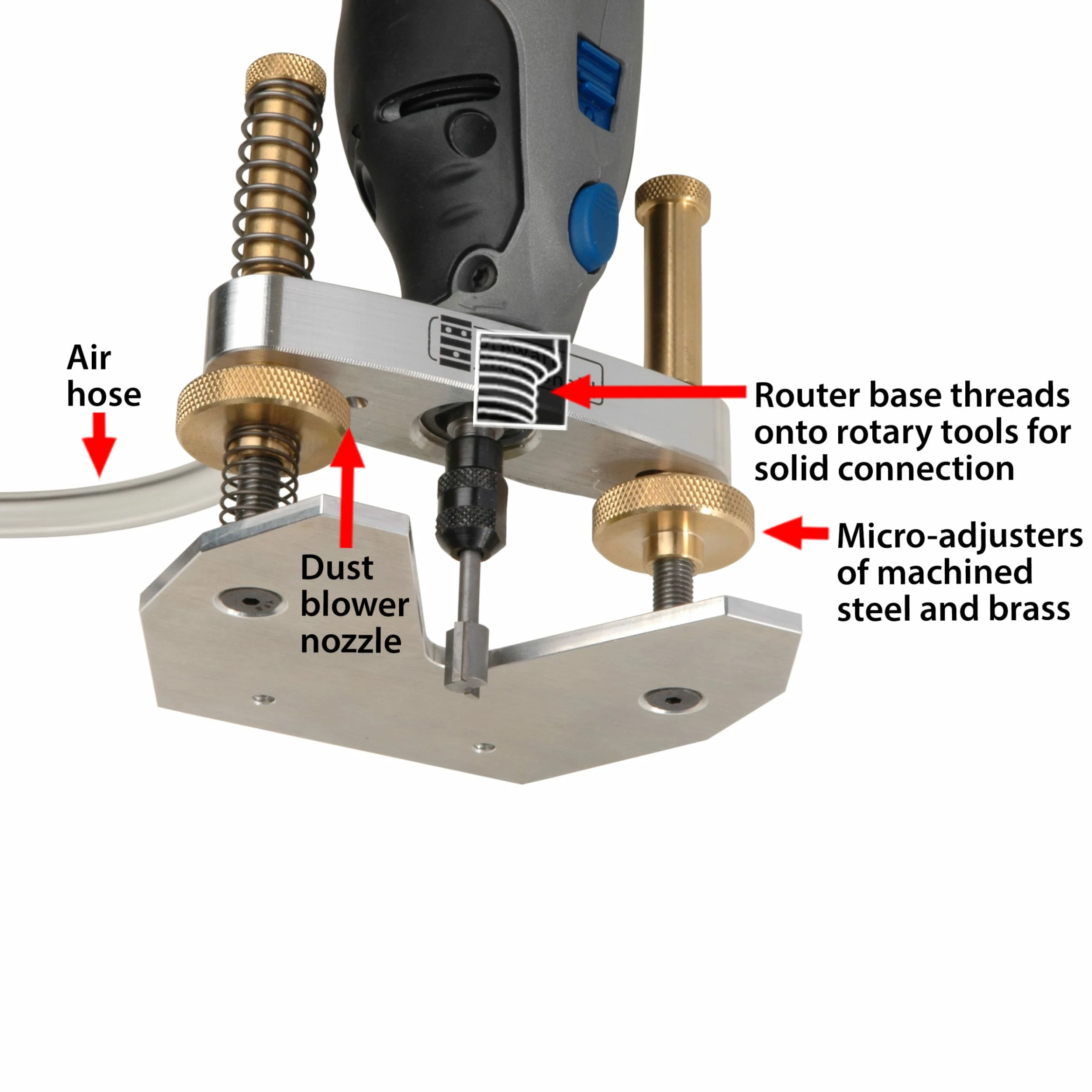 Precision Router Base Complete Set - StewMac 6 Precision Router Base Complete Set - StewMac - Image 4