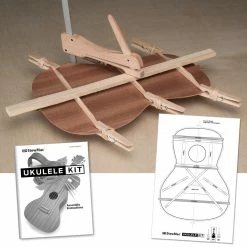 StewMac Ukulele Kits - StewMac 10 StewMac Ukulele Kits - StewMac -Kit Melody Sales Store 5351 4 clamped with plans 1000
