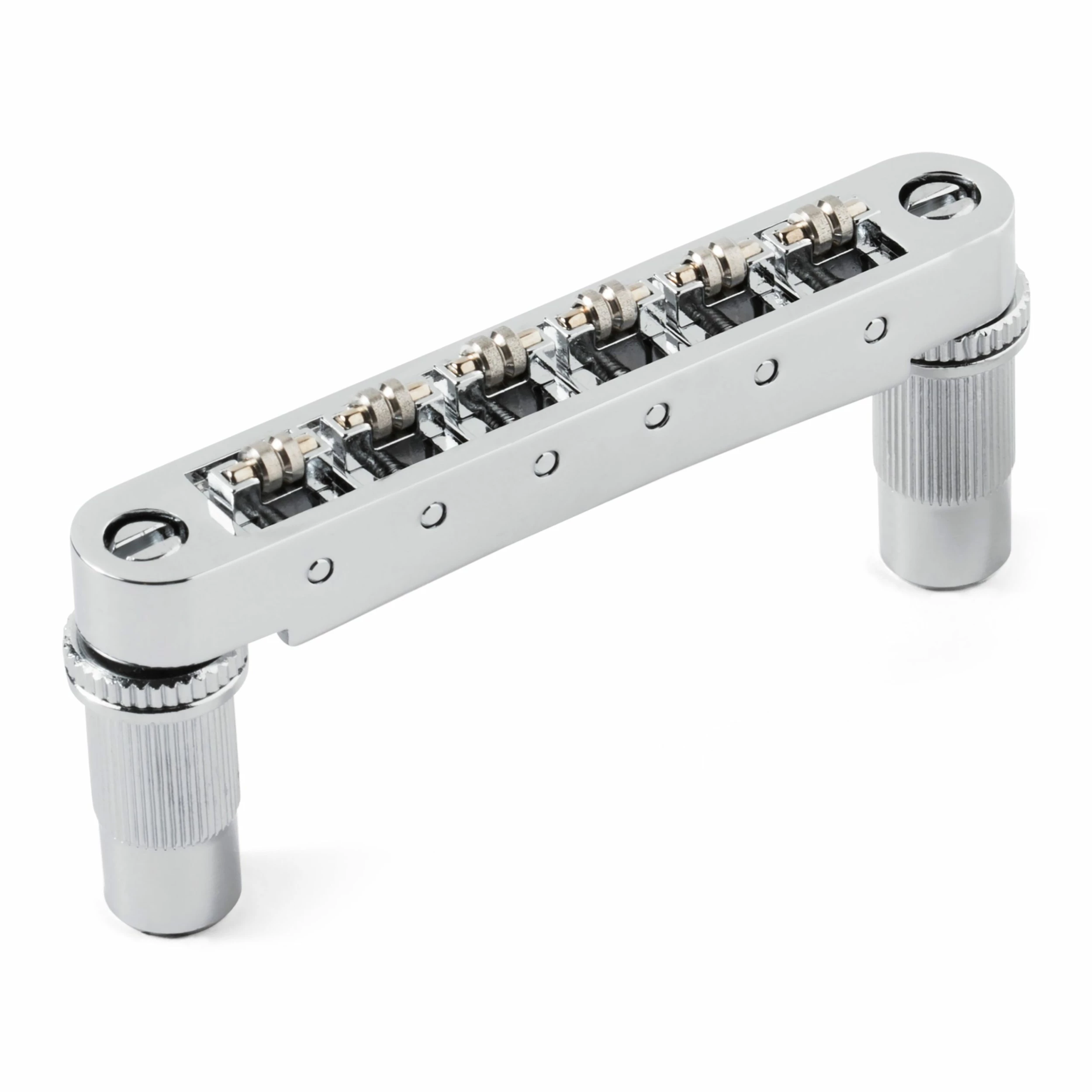 TonePros TPFR Tune-o-matic Bridge With Roller Saddles - StewMac 4 TonePros TPFR Tune-o-matic Bridge With Roller Saddles - StewMac - Image 2