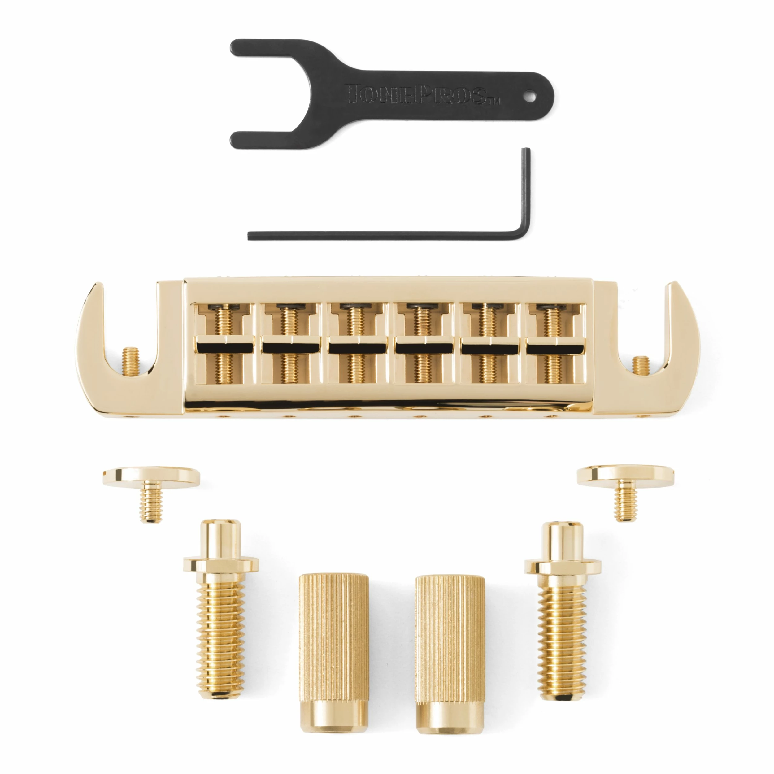 TonePros AVT2M Wraparound Bridge - StewMac 8 TonePros AVT2M Wraparound Bridge - StewMac - Image 6