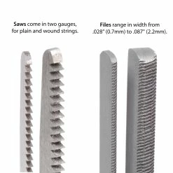 Bridge Pin Hole Slotting Saws + Files - StewMac -Kit Melody Sales Store 5803 4 2500