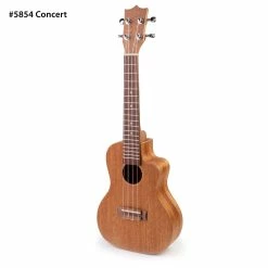 StewMac Cutaway Ukulele Kits - StewMac -Kit Melody Sales Store 5854 4 front angle on white 3000