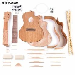 StewMac Cutaway Ukulele Kits - StewMac -Kit Melody Sales Store 5854 5 concert uke on white 3000
