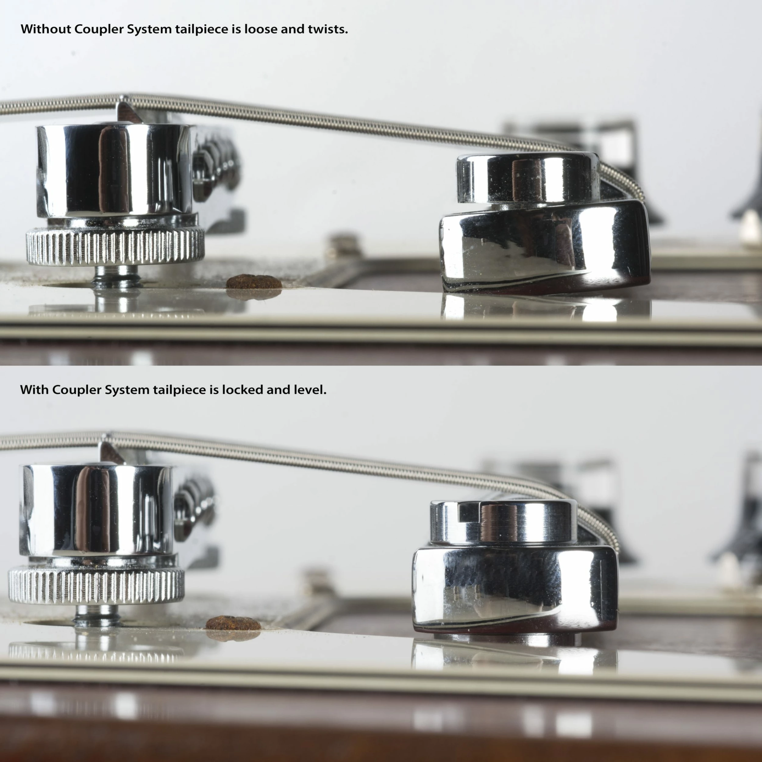 Coupler Tailpiece Locking System - StewMac 4 Coupler Tailpiece Locking System - StewMac - Image 2