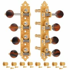 Waverly F-style Mandolin Machines With Dark Tortoise Knobs - StewMac -Kit Melody Sales Store 6098 g on white 2000