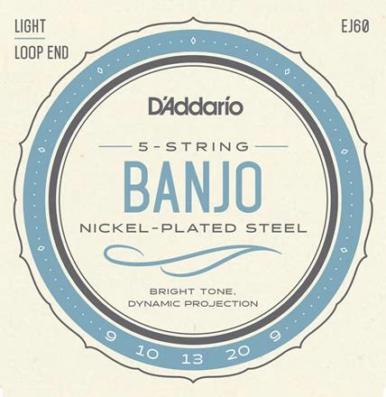 D'Addario Nickel Plated Banjo Strings - StewMac 3 D'Addario Nickel Plated Banjo Strings - StewMac
