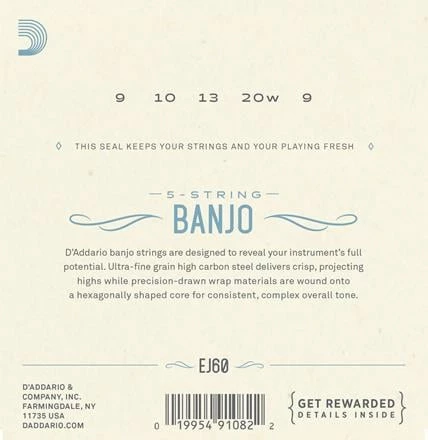 D'Addario Nickel Plated Banjo Strings - StewMac 4 D'Addario Nickel Plated Banjo Strings - StewMac - Image 2