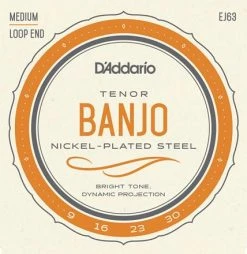 D'Addario Nickel Plated Tenor Banjo Strings - StewMac