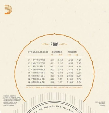 D'Addario Phosphor Bronze Octave Mandolin Strings - StewMac 5 D'Addario Phosphor Bronze Octave Mandolin Strings - StewMac - Image 3