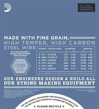 D'Addario Pro Steel CL Electric Guitar Strings - StewMac 5 D'Addario Pro Steel CL Electric Guitar Strings - StewMac - Image 3